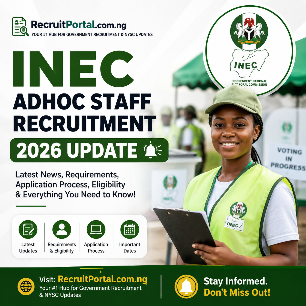 INEC adhoc staff recruitment 2026 update