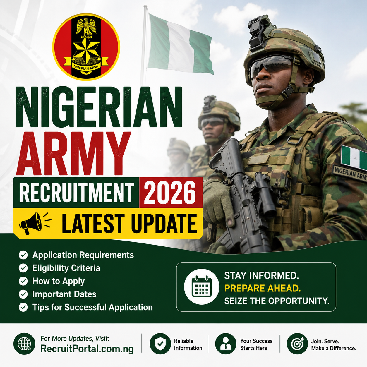 Nigerian Army recruitment 2026 latest update